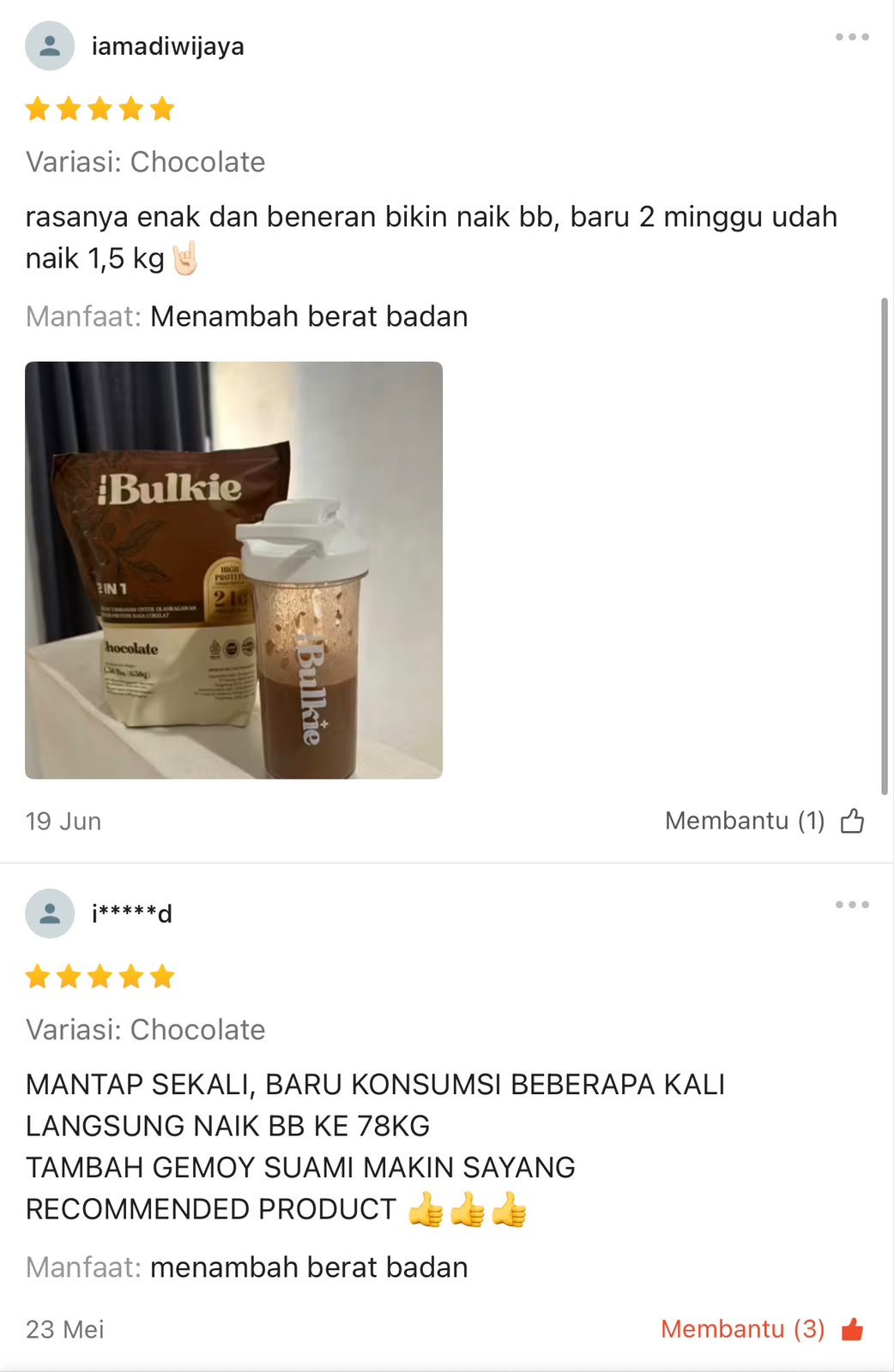 Testimoni Bulkie 4