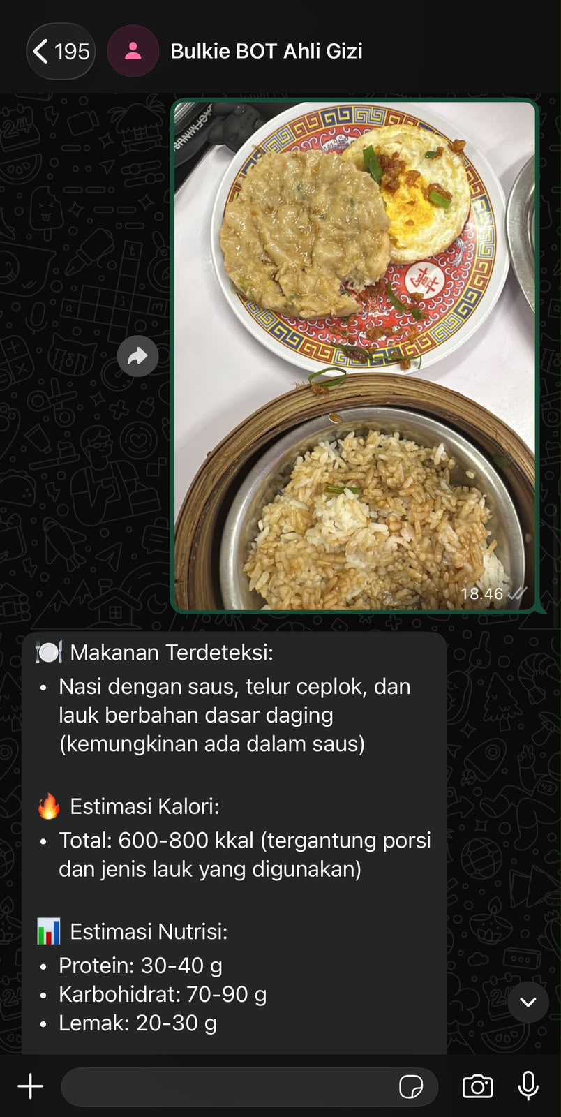 Step 1 - Foto makanan